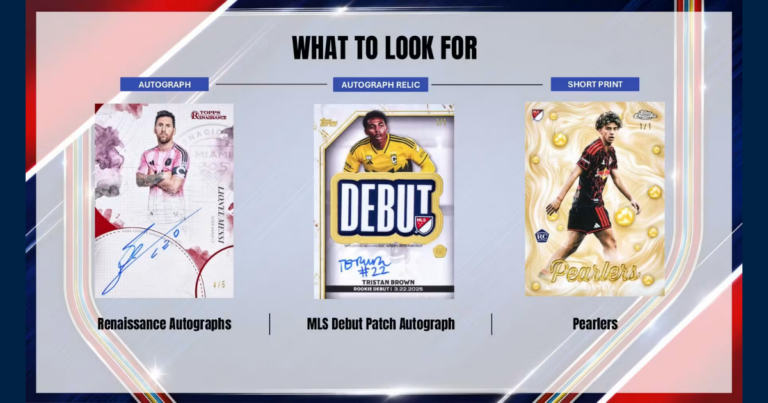 Topps Chrome MLS 2026 sportkártyák