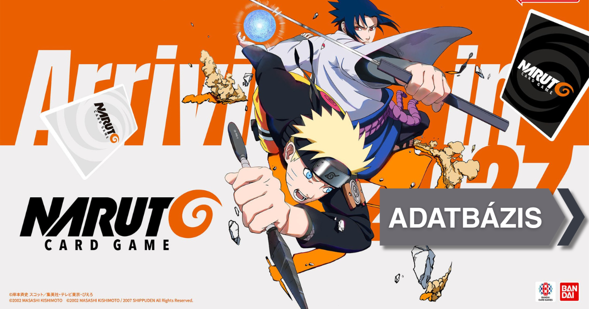 NARUTO CARD GAME ADATBÁZIS