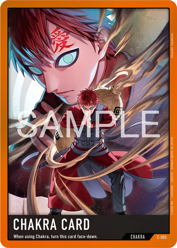 Chakra Card – Gaara (Premium vol.00) – NARUTO CARD GAME