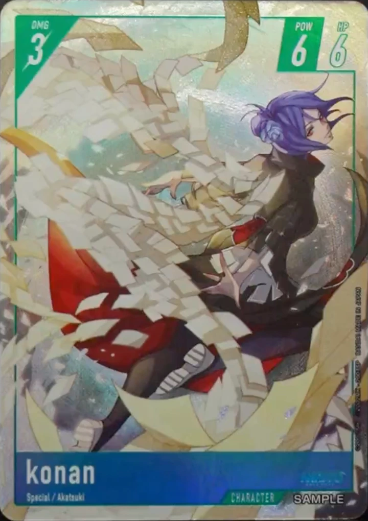 Konan – SAMPLE artwork – NARUTO CARD GAME