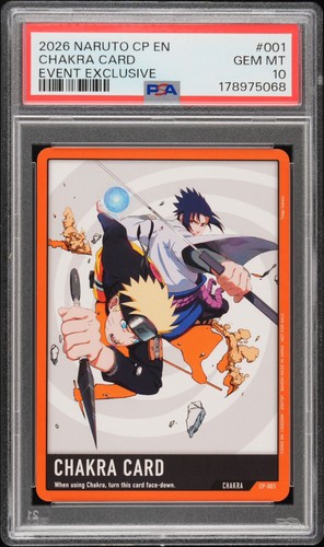 Chakra Card – általános eseményverzió (CP-001) – NARUTO CARD GAME